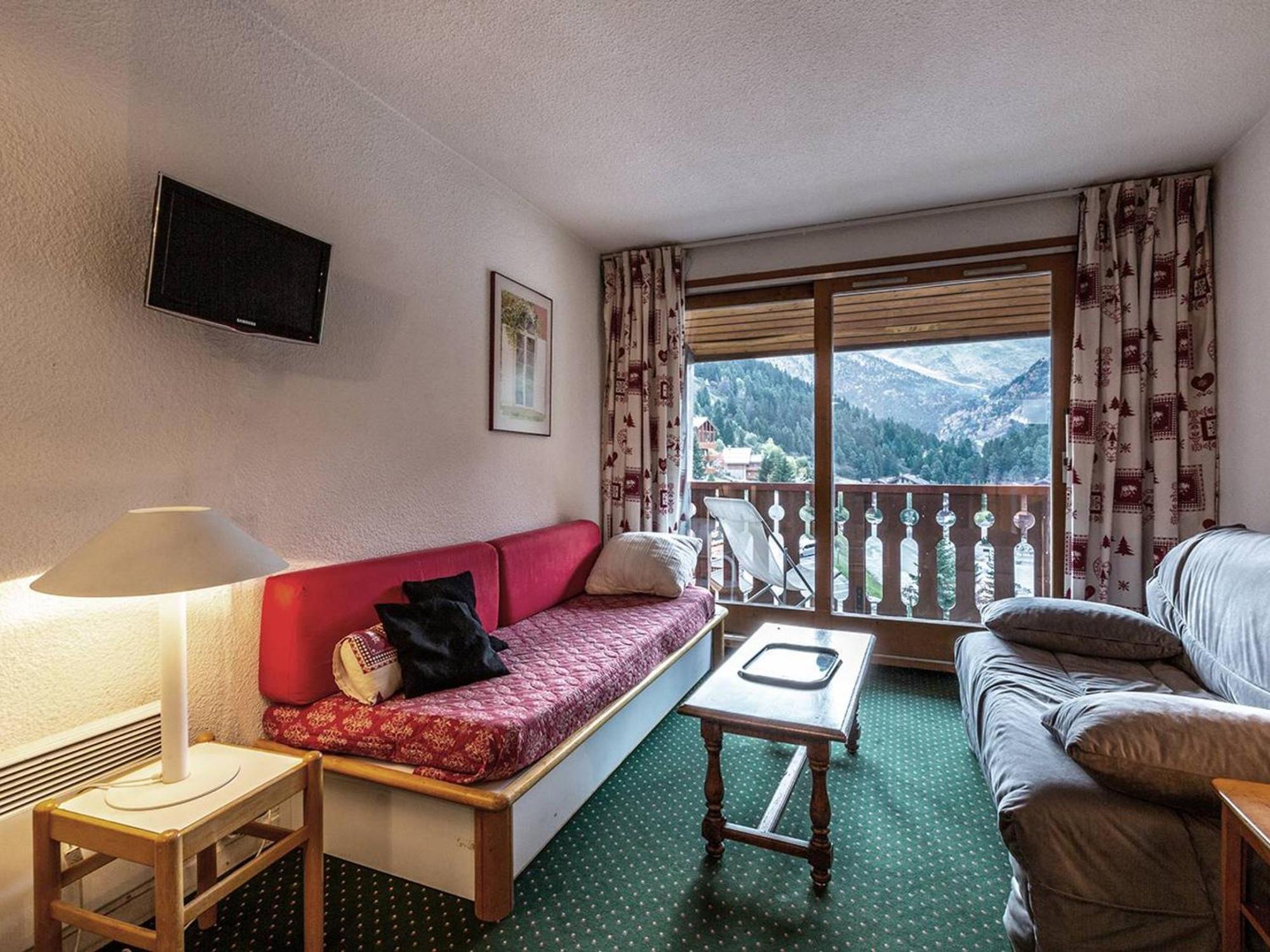 Appartement Confortable A Meribel, 6 Couchages, Balcon Expose Sud - Fr-1-355-57 Buitenkant foto